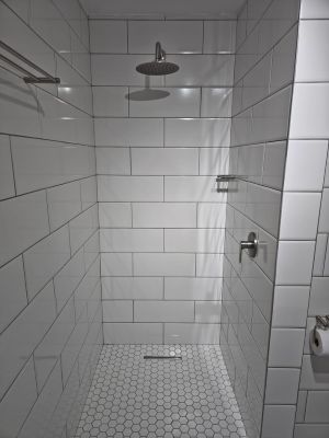 doorless shower